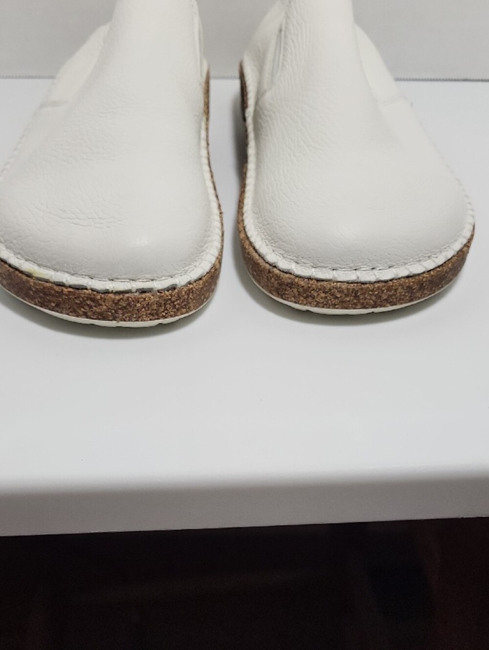 Birkenstock Callan White Leather Slip-On Unisex Loafers US Size Womens 10 Mens 8 - Picture 8 of 9